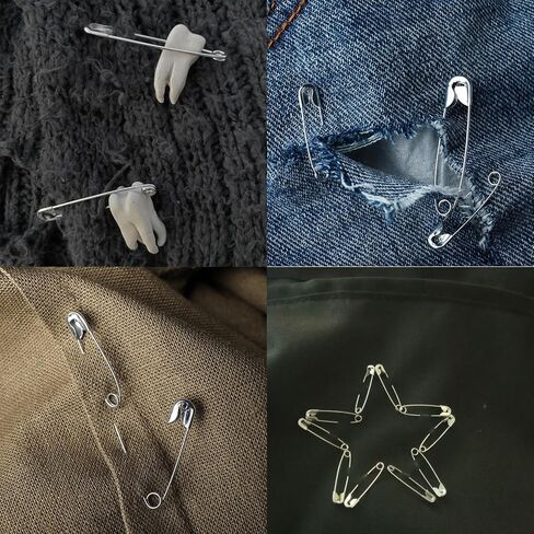 20 Pcs 4" Large Safety Pins Heavy Duty - Big Silver Safety Pins for Clothing, Kilts, Shawls, Canvas, Leather, Blankets, Hats, Sweater in Saudi Arabia