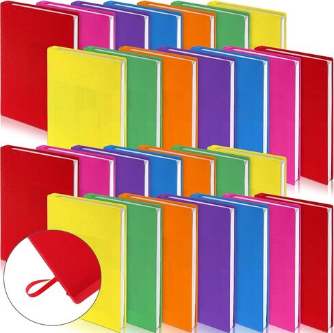 Sherr 28 Pcs Stretchable Book Covers 14.5 x 9 Inch Stretchy Durable Protector Covers Washable Reusable Textbooks Cloth for Classroom Most Hardcover Book About 9 x 12 Inch in Saudi Arabia