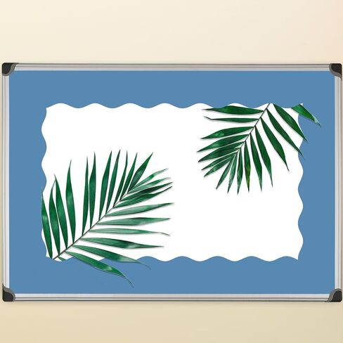 Fancy Land Blue Border for Bulletin Board Ocean Blue Scalloped Border Marine Trim Borders for Kindergarten Classroom Back to School Decoration Supplies 52ft One Roll in Saudi Arabia
