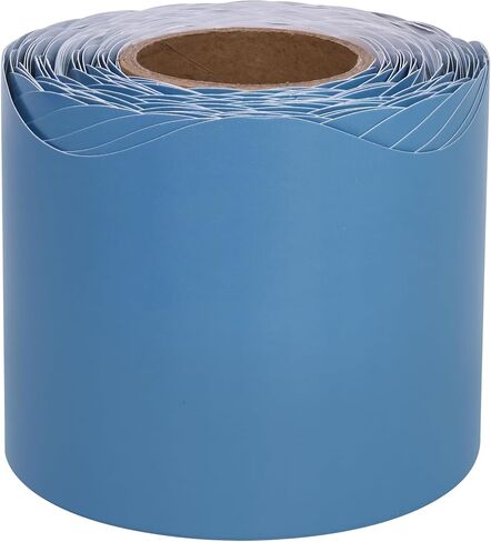 Fancy Land Blue Border for Bulletin Board Ocean Blue Scalloped Border Marine Trim Borders for Kindergarten Classroom Back to School Decoration Supplies 52ft One Roll in Saudi Arabia