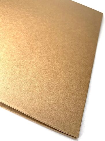 3-Ring Kraft Binder (2/Pack) 1-inch Hardcover Organizer. Holds 200 Sheets Capacity, Durable, 3-Hole Punch Presentation Planner, Stationery Recycled Chipboard (Letter Sized) in Saudi Arabia