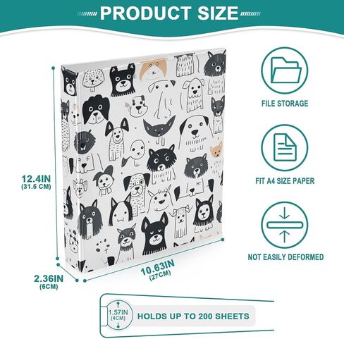 ALAZA Moon Stars Alchemy Witch 3 Ring Binder 1.5 Inch Three Ring Office Binders w/clipboard & 3 Pockets, Hold 200 Sheets, 1pc in Saudi Arabia