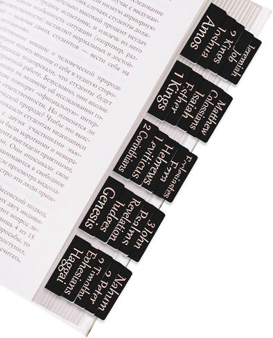 علامات تبويب الكتاب المقدس ، علامة تبويب الفصل للكتاب المقدس ، علامة تبويب الكتاب المقدس للنساء والرجال ، لسهولة التنقل ، علامات تبويب مؤشر كتاب الكتاب المقدس （شفاف + الذهب الوردي） in Saudi Arabia