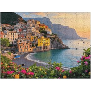 -Amalfi Coast- 1000 Piece Jigsaw Puzzle for Adults - Challenging Puzzle Perfect for Game Nights - Finished Size is 20.5 x 15 -Gift for Christmas, Anniversary, Birthday,Family in Saudi Arabia