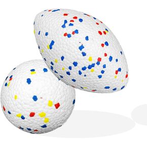 SYMHOBBY Dog Balls for Aggressive Chewers 3.1inch Giant Tennis Ball Rugby Indestructible Durable Bouncy Floating Balls for Dog Toys for Large Dogs, Durable etpu Ball for Training 2pcs in Kuwait