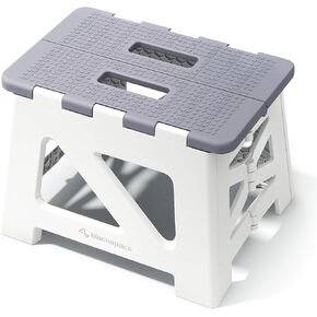 BLACKSPACE 9" Folding Step Stool(Grey) in Saudi Arabia