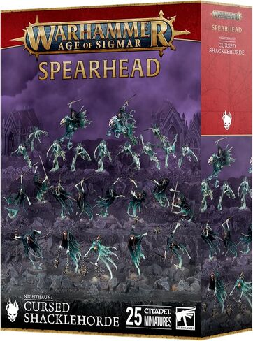 Games Workshop Warhammer Age of Sigmar: Spearhead: Nighthaunt: Cursed Shacklehorde in Saudi Arabia