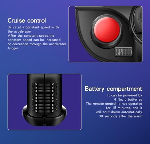 GLOBACT HOTRC DS-4A 4CH 2.4G RC Radio Transmitter & F-04A Receiver 4 Channel Single Hand Remote Control for RC Car Boat Tank Robotic Lawnmower 2 Channel RC Airplane in Saudi Arabia