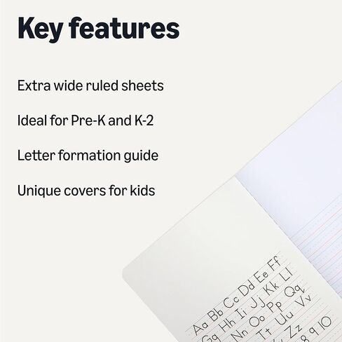 دفتر تكوين Amazon Basics ، التكوين الأساسي ، 100 ورقة ، 9.75 "× 7.5" ، 3 حزمة ، ألوان متعددة in Kuwait