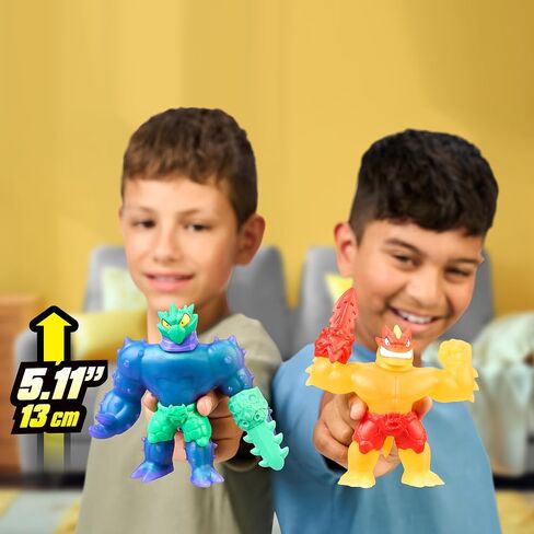 Heroes of Goo Jit Zu Meteor Madness Versus Pack, Flame Blazagon Versus Cacticus in The Ultimate Showdown, with Meteor Battle Gauntlet Weapons, Stretch Their Bodies 3 Times Their Size in Saudi Arabia