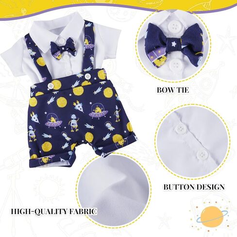 BABESIDE 2 PCS Reborn Baby Dolls Clothes for 17-22 Inch Dolls, Babys Doll's Outfit Accessories with Astronaut Pattern fit Newborn Baby Doll Girl Boy (Doll Not Included) in Saudi Arabia