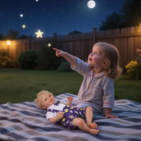 BABESIDE 2 PCS Reborn Baby Dolls Clothes for 17-22 Inch Dolls, Babys Doll's Outfit Accessories with Astronaut Pattern fit Newborn Baby Doll Girl Boy (Doll Not Included) in Saudi Arabia
