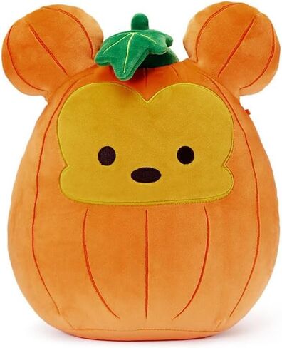 Disney Store Official Mickey Mouse Pumpkin Squishmallows Plush - 11 Inch Disney Halloween Stuffed Animal with Embroidered Features, Detailed Plush Sculpting and Soft Squishy Fill in Saudi Arabia