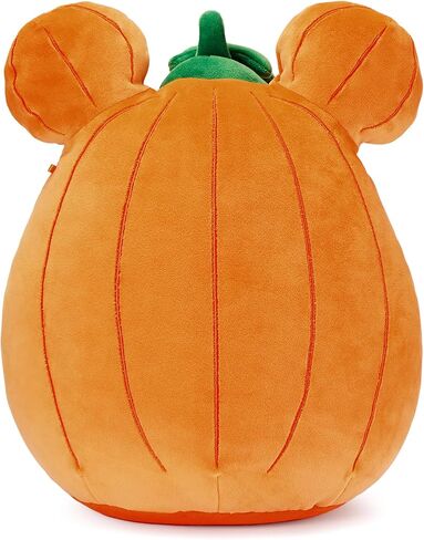 Disney Store Official Mickey Mouse Pumpkin Squishmallows Plush - 11 Inch Disney Halloween Stuffed Animal with Embroidered Features, Detailed Plush Sculpting and Soft Squishy Fill in Saudi Arabia