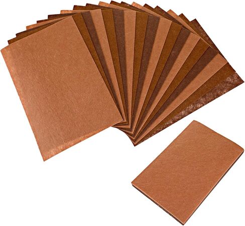 Lusofie Brown Felt Sheets - 18 PCS Love Love for Crafts & DIY - 3 ألوان ، 11.81 × 7.87 بوصة in Saudi Arabia