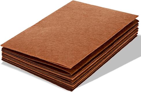 Lusofie Brown Felt Sheets - 18 PCS Love Love for Crafts & DIY - 3 ألوان ، 11.81 × 7.87 بوصة in Saudi Arabia