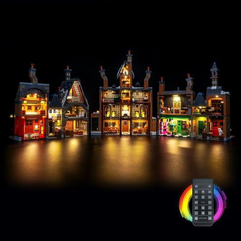 Light kit Compatible with Lego 76457 Hogsmeade Village – Collectors' Edition - No Model Only Light, LED Lighting Accessories Compatible with Lego Hogsmeade Village (RC Version) in Saudi Arabia