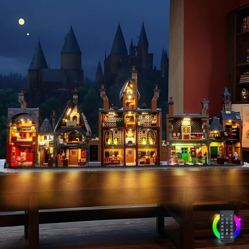 Light kit Compatible with Lego 76457 Hogsmeade Village – Collectors' Edition - No Model Only Light, LED Lighting Accessories Compatible with Lego Hogsmeade Village (RC Version) in Saudi Arabia