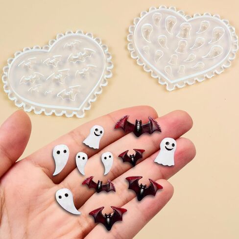 Mini Tiny Mushroom Resin Silicone Mold Cute Miniatures Plant Epoxy Casting Mold for DIY Resin Dollhouse Fairy Garden Micro Landscaping Decoration in Saudi Arabia