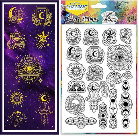 CHGCRAFT Bird Cage Pattern Clear Stamps Bird Silhouette Transparent Embossing Silicone Stamp Seal for DIY Scrapbooking and Card Making Paper Craft Decor 6.3 × 4.3 Inch in Saudi Arabia