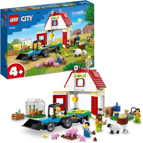 Lego City Barn & Farm Animals 60346 Building Toy Set for Kids, Preschool Boys and Girls Ages 4+ (230 Pieces) in Saudi Arabia