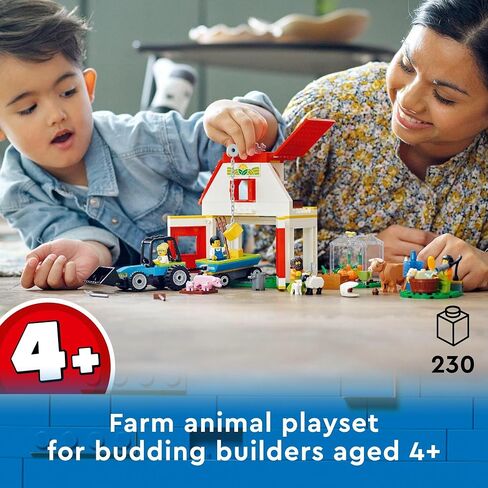 Lego City Barn & Farm Animals 60346 Building Toy Set for Kids, Preschool Boys and Girls Ages 4+ (230 Pieces) in Saudi Arabia