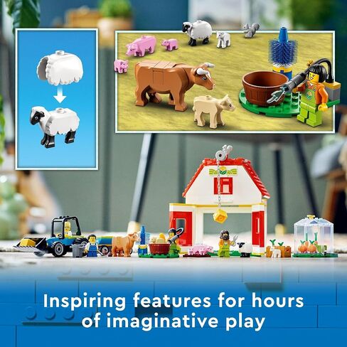 Lego City Barn & Farm Animals 60346 Building Toy Set for Kids, Preschool Boys and Girls Ages 4+ (230 Pieces) in Saudi Arabia