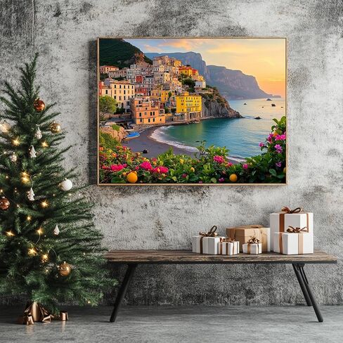 -Amalfi Coast- 1000 Piece Jigsaw Puzzle for Adults - Challenging Puzzle Perfect for Game Nights - Finished Size is 20.5 x 15 -Gift for Christmas, Anniversary, Birthday,Family in Saudi Arabia