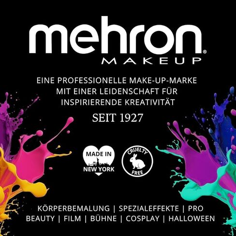 Mehron Makeup Paradise Makeup AQ Pro Size | المرحلة والشاشة ، الطلاء الوجه والجسم ، FX الخاص ، الجمال ، تأثيري ، والهالوين | طلاء الوجه المنشط للوجه والطلاء الجسم 1.4 أوقية (40 جم) (الذهب المعدني) in Saudi Arabia