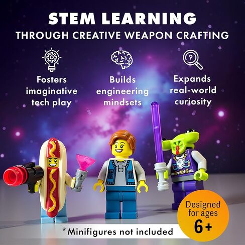 Brick Loot 86 Weapons MEGA Pack for Boys - Toy Building Block Lego Minifigures Accessories - 100% Compatible w Major Brands (86 pcs) in Kuwait