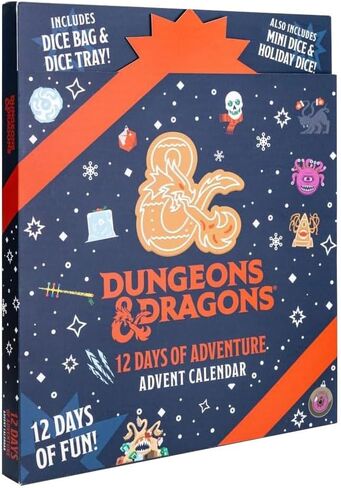 Dungeons & Dragons 12 يومًا من تقويم Adventure Advent in Kuwait