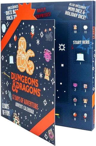 Dungeons & Dragons 12 يومًا من تقويم Adventure Advent in Kuwait