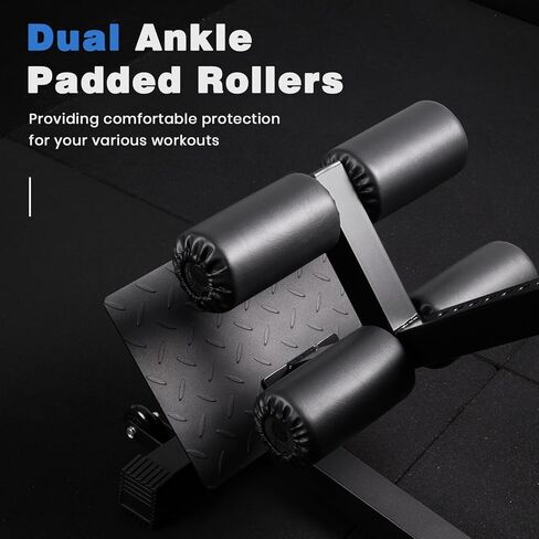 LIONSCOOL Heavy-Duty Adjustable Roman Chair(350LB Weight Capacity) - Versatile Back Hyperextension with 5 Adjustable Angles and 7 Adjustable Height Range - Perfect for Core Strength and Back Muscles in Kuwait