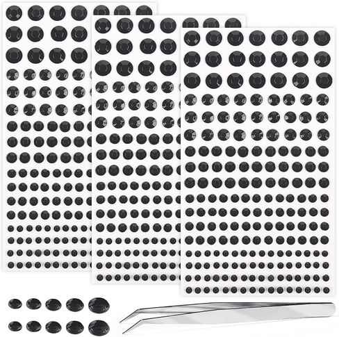 Self Adhesive Face Gems and Pearls for Makeup, Festival Jewels, Hair Gems Pearls, 3/4/5/6/8 mm Round Rhinestone Stickers for Face, Eye, Makeup, Body, Crafts 591Pcs (16_Dark Purple) in Kuwait