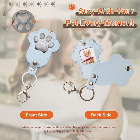 Pet Memorial Keychain keychain dog remsake kemsake for lovers يحمل الفراء والصور هدية ميموريال هدايا خسارة ، من الكلب القابل لإعادة ملء فرو الحيوانات in Kuwait