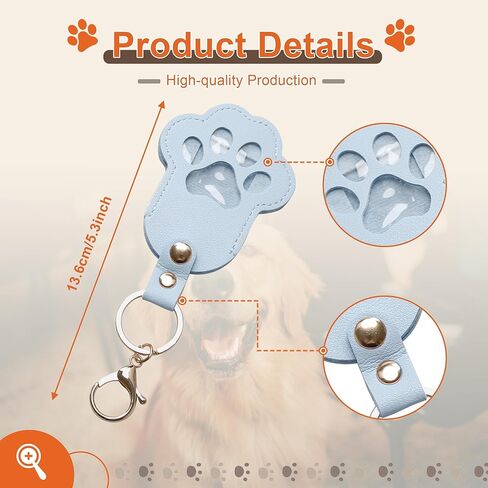 Pet Memorial Keychain keychain dog remsake kemsake for lovers يحمل الفراء والصور هدية ميموريال هدايا خسارة ، من الكلب القابل لإعادة ملء فرو الحيوانات in Kuwait