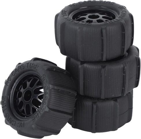 4PCS RC Car Tires, RC Tires, Beach Wheels Suitable for 12mm Coupler 1/14 1/16 1/18 Proportional Remote Control Vehicle in Saudi Arabia