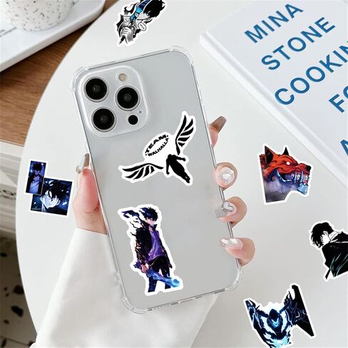 Hollow Knight Stickers for Kids 50PCS Hollow Knight Stickers,Hot Cartoon Game Vinyl Sticker for Water Bottle Laptop Phone Scrapbooking Journaling for Adults Teens for Party Supply Favor Decor in Kuwait