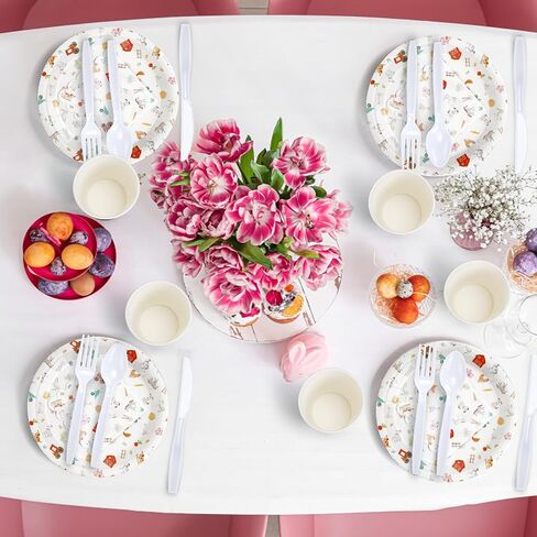 300 PCS Farm Animal Birthday Decoration ، Farm Animal Plates and Fedical Cups يقدم 50 ضيفًا ، مزارعًا يمكن التخلص منها تحت عنوان لتوفيات حفلات حفلات الزفاف استحمام الطفل in Kuwait
