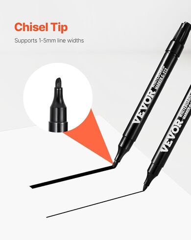 VEVOR Black Dry Erase Markers, 36 Pack Low-Odor Whiteboard Markers with Chisel Tip, Easily Clean Dry Erase Markers Bulk for School Office Home in Saudi Arabia