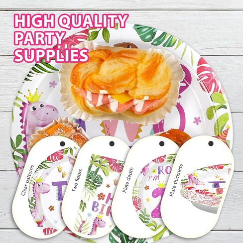 Grencian 96 PCS Rainbow Party Decorations Iridescent Rainbow Plates Party Supplies لوحات ورقية باستيل يمكن التخلص منها in Saudi Arabia