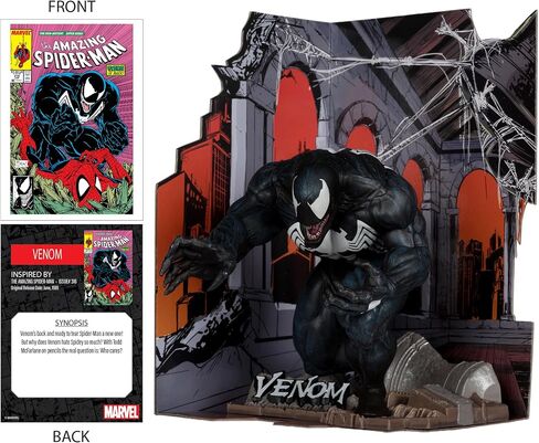 McFarlane Toys - Marvel Venom 1: 10th Scale Trojectible مع المشهد (The Amazing Spider -Man #316) in Saudi Arabia