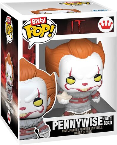 Funko bitty pop! Bitty Boxes: It - Phunhouse PlaySet مع 2 0.9 بوصة (2.2 سم) شخصيات صغيرة صغيرة - حالة عرض قابلة للتحصيل مع المشهد الداخلي والتخزين - فكرة الهدية - البضائع الرسمية in Saudi Arabia