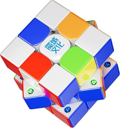 Moyu Weilong V11 2025 Ball-Core UV Speed ​​Speed ​​Cube 3x3 Moyu Cube Puzzle Cube Professional Maglev Magnetic Master Cube (Maglev Ball Core Person in Kuwait