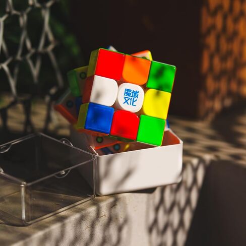 Moyu Weilong V11 2025 Ball-Core UV Speed ​​Speed ​​Cube 3x3 Moyu Cube Puzzle Cube Professional Maglev Magnetic Master Cube (Maglev Ball Core Person in Kuwait