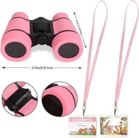 Kyson Kids Zookeeper Costume 6Pcs Safari Explorer Accessories for Halloween Jungle Safari Wild Animal Themed Party Carrer Day in Saudi Arabia