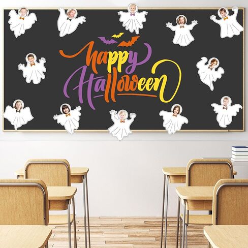 48Pcs Easter Egg Cutouts for Bulletin Board Decorations, Colourful Egg Cut Outs Easter Paper Cutouts for Spring Party Home Office Classroom Chalkboard Window Wall Door Decor in Kuwait