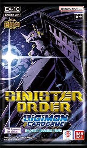 Order Sinister (EX10) Digimon Booster Boster by Bandai in Saudi Arabia