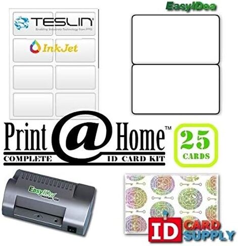 أكمل طباعة @ Home Kit | يجعل 10 PVC مثل بطاقات الهوية | لطابعات نفايات الحبر in Kuwait