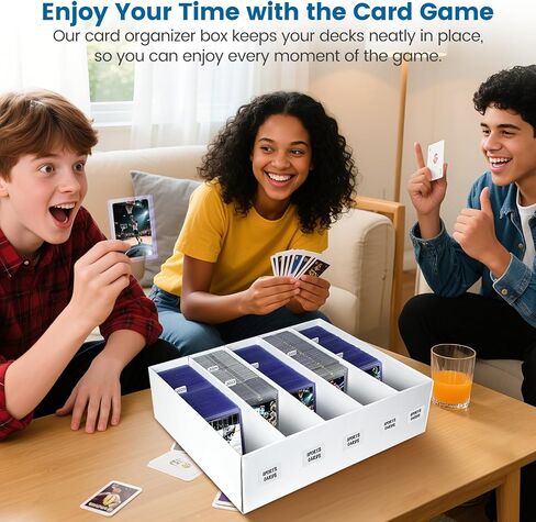 4 Pack Trading Card Storage Box - Holds 800 Top Loaders & 220 One Touch - Cardboard Case with Dividers for Sport Cards (5 Rows) in Kuwait